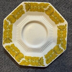 Set of 4 Vintage Independence Ironstone Saucers